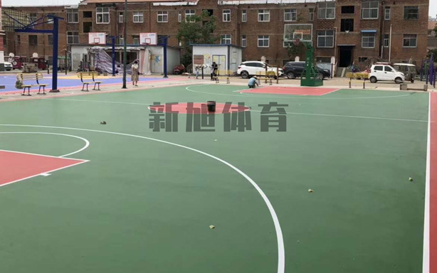 硅pu篮球场建设