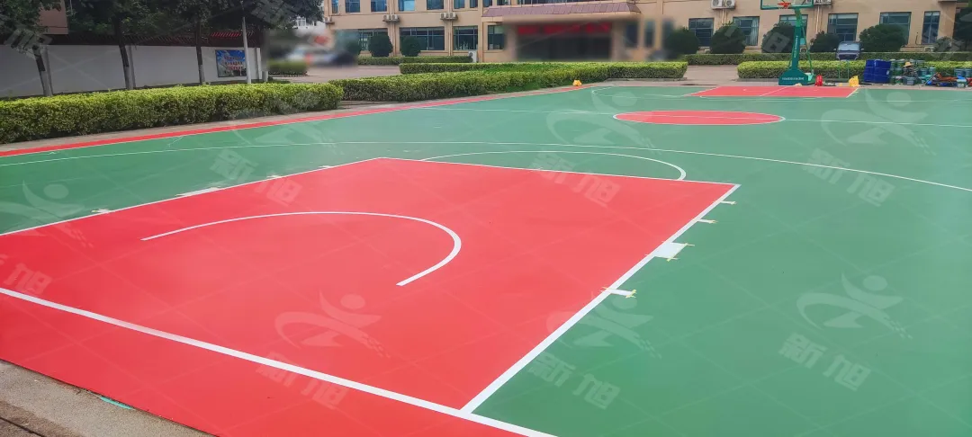 新旭体育硅pu球场定制源头厂家