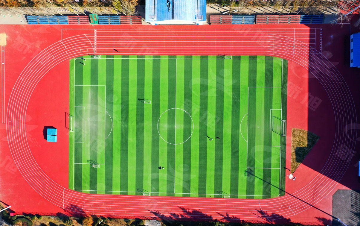 新旭体育河南本土郑州华北水利水电大学龙子湖校区跑道案例